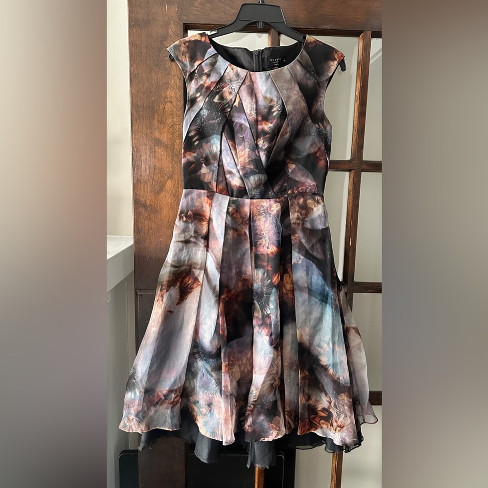 Ted Baker LUXURY SILK A  Line Event dress